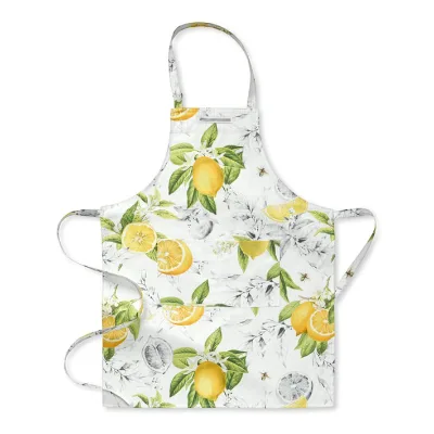 OEM Customized Promotion Kitchen Textiles Stain Release Bib Barbecue Waterproof Apron