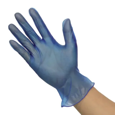Black PVC Gloves Oil-resistant Cleaning Waterproof Washing up Latex Free 3mil Vinyl Gloves Disposable Powder Free for Household