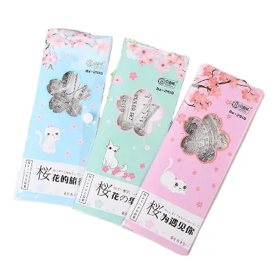 Cute Triangular HLF Brand Four-Piece Multi-function Stationery Ruler Set 20cm/8 Inch Plastic School Supplies for Children