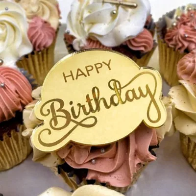 Round Mark Cake Decoration Marked Birthday Party Cake Decoration Cake Topper Suppliers