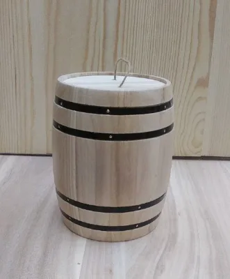 Custom Mini Wooden Decorative Barrel for Coffee Bean Box