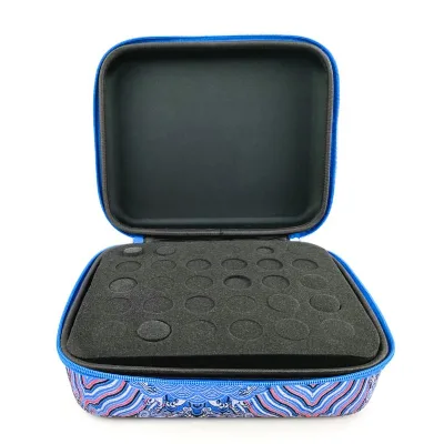 Custom 5ml 10ml EVA Essential Oil Box Travel EVA Essential Oils Carrying Case Hard Shell EVA Essential Oils Storage Bag