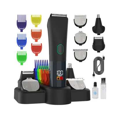 680 Hair Cutter 5 in 1 Multi-functional Electric Hair Cutter Household Razor Nose Hair Trimmer Electric Cutter Set