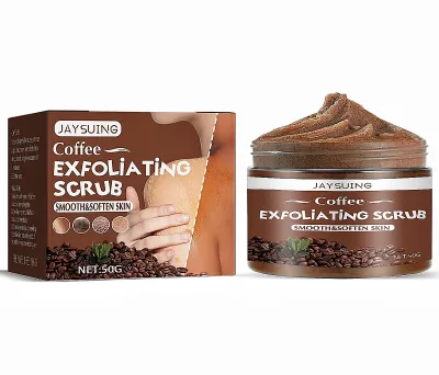 Factory-made Coffee Facial Scrub Unscented Sulfate-Free Cleanses Exfoliates Refreshes Brightens Skin