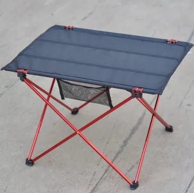 Steel Hanging Storage Mesh Compact Folding Camping Table