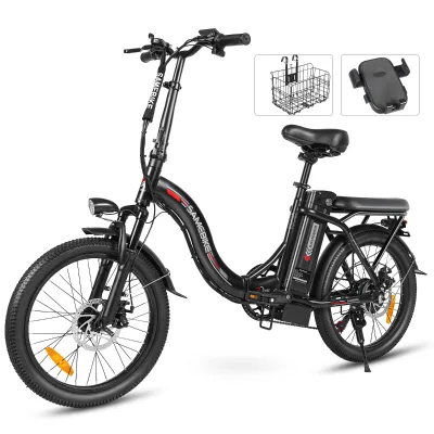 Hot Sale EU Warehouse 20 Inch Fat Tire 36V12AH City Ebike 250W350D Electric Bicycle for Lady E-bike with Mechanical Disc Brake