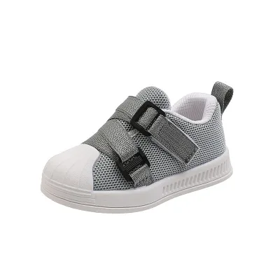 Wholesale Genuine Leather Designers Toddler Boys Girls Kids Casual Baby Children Soft Soled Non Slip Shoes