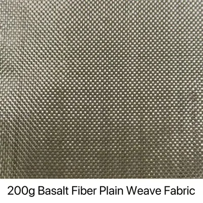 Plain Woven Basalt Fiber Cloth Lightweight Abrasion-Resistant Corrosion-Resistant Radiation-Resistant Industry Cloth