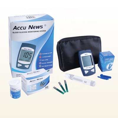 Blood Sugar Test an Aid Monitoring Diabetes Electronic Blood Glucose Meter