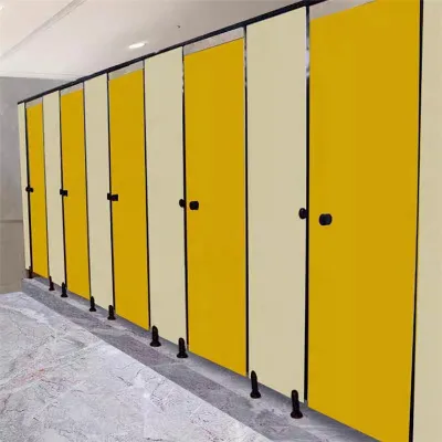 Hot Sale Modern Design Restroom Toilet Partition Cubicles Durable Waterproof Fireproof Easy to Clean for Hotels Malls Schools