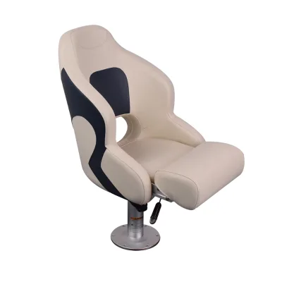 Marine Boat Operator Mechanical Suspension Flip Seat Pontoon Boat Seat for Sale