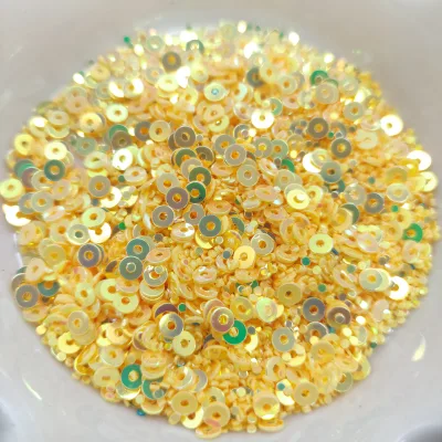Wholesale PVC Loose 5mm Flat Sequins Factory for Garment Decoration Garment Accessories Pink Pet Shoes Catalogue Round Shape 1kg