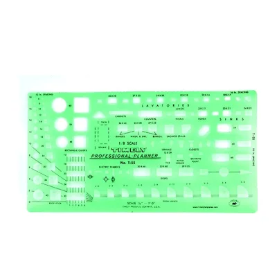 Custom Multifunctional Template Ruler Drawing Circle Geometry Mathematical Ruler Architectural Interior Design Template Ruler