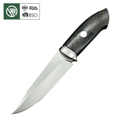 Bochen 2026 High Quality Handicrafts Collection Level Fix Blade Dagger M390 and the Carbon Fiber Handle Hunting Knife
