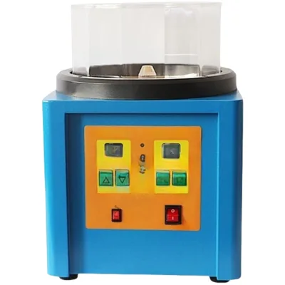 Automatic Positive and Negative Rotation Magnetic Polisher Is Used for Jewel Jewelry Ring Bracelet Glasses Deburring