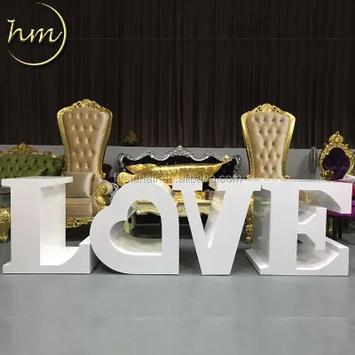 Customized High Quality Durable Popular Decoration Love Letter Wedding Table