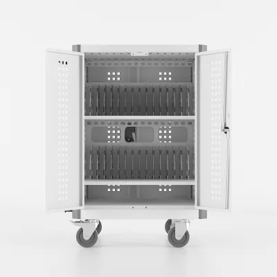 32 Outputs Usb Table Mobile Charging Cart with Wheels for ipad Mobile Phone Laptop