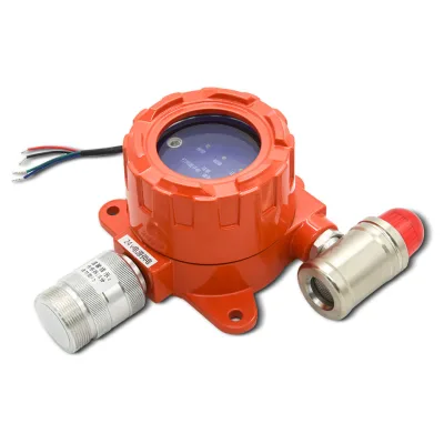 Factory IP65 Fixed Gas Leak Detector QD6310 Catalytic Electrochemical Sensor Wall Mount Chemical Plant LPG Station Refinery
