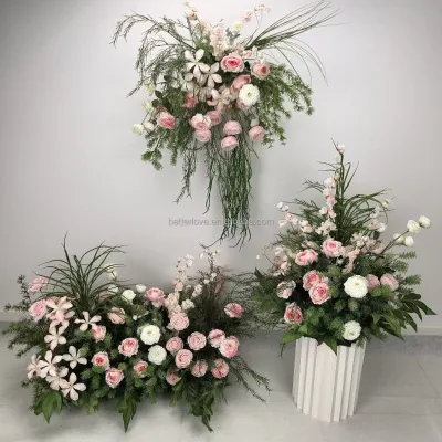 Monet Garden Artificial Flower Outdoor Activity Decoration Combination Flower Ball Hanging Flower Corridor Flower Decoration