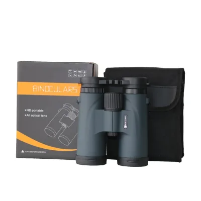 China Made Waterproof Telescope High Clear Central Focus 10X42 Binocular Long Range FMC Lens Portable Roof Binocular K4 Prism