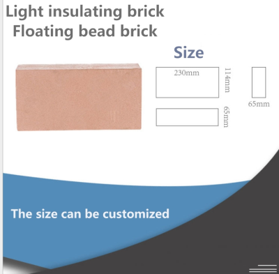 Refractory Brick Price Insulating Floating Bead Brick Light Heat Preservation Bricks