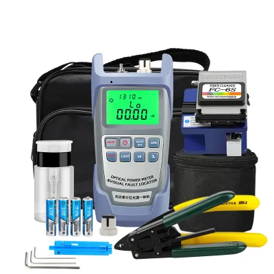 optical fiber tool kits fc-6s Fibre Optical Ftth Termination Tool Kit with Fiber Cleaver Ftth Tool Kit