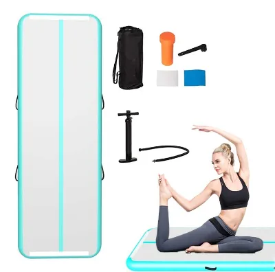 Good Quality Inflatable Gymnastics Mat Yoga Mat Rolls Gym Eco Friendly Tumbling Mat Home Floor GYM Inflatable Air Track