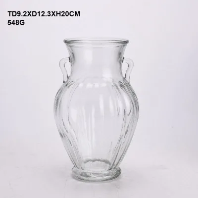 Modern Home Decorative Transparent Cylinder Glass Vases for Bud Flowers Customizable Logo Bulk Packing Wholesale