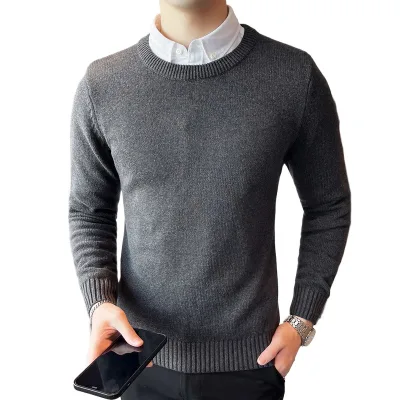 Men Wool Cotton V-neck Cardigan Sweater Breathable Long Sleeve Winter Wear Sports Oversized Men Knit Sweaters Men's Sweater