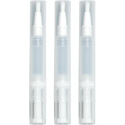 Empty Clear 1.5ml-5ml Lip Gloss Tube Cuticle Oil Nail Polish Makeup Accessories Twist Pen with Brush Cosmetic