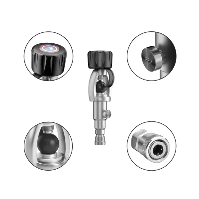 Paintball Accessories Multifunctional Lightweight Material YOKE Fill Station with Paintball Remote Hose