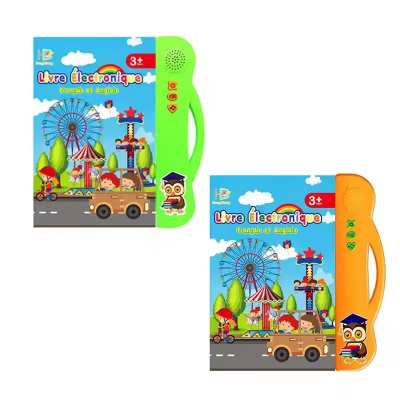 Hot Sales E-book Bilingual French & English Talking Books Children Learning Machine with Pen