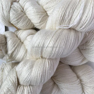 50%Merino Wool/50%silk Nature Undyed Hand Knitting Yarn for Sock