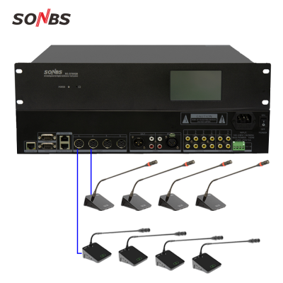 Camera Tracking Wired Voting Digital Conference Controller