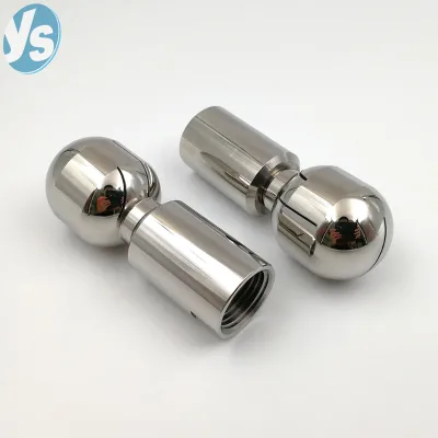 Premium SS316L High Pressure Rotary Tank Cleaning Ball 500L/min Large Flow 360 Full Coverage Chemical Reactor Spray Nozzle