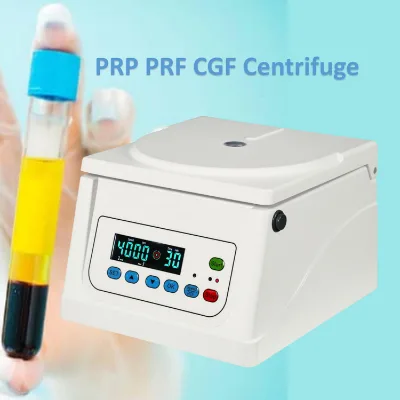 Drawell DD4-M Small Size PRP Centrifuge 4000rpm 8x15mL Angle Rotor PRF CGF Sample Preparation Laboratory Centrifuge