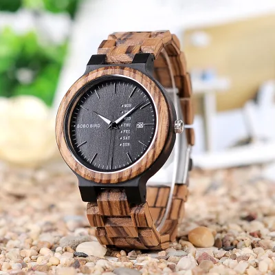 Limited Edition Fashion Wooden Band Watch Miyota Movement Eco-Friendly Unisex Pointer Dial