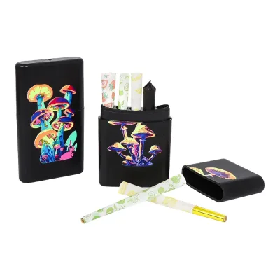 Portable Manual Modern Cigarette Storage Case for 5 Cigarettes Plastic Material with Customized Logo for