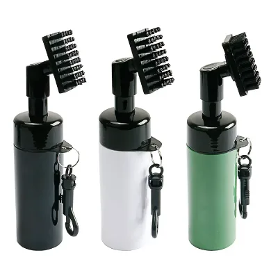 Convenient Retractable Golf Club Cleaning Tools Golf Water Spray Nylon Brush With Cover for Club Balls Shoes Cleaning