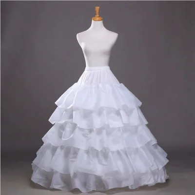Bridal Wedding Petticoat Underskirt Ball Gown Crinoline Slip Underskirt Bridae Prom Dress Petticoats Multi Colors