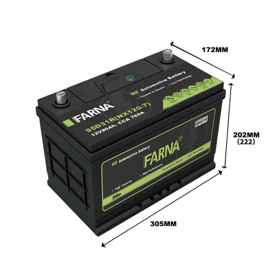 12V 80AH Lead-acid Battery 95D31 Automotive Car Battery Starter Can Be Used in Various Types of Vehicles