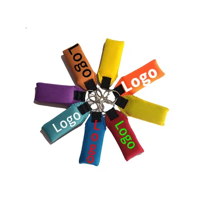 Factory Neoprene Floating Keychain Waterproof Colorful Boat Keychain Float Boating Accessory with Logo Boating & Water Sports
