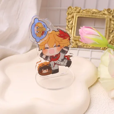 Low MOQ Wholesale Cartoon Anime Transparent Clear Plastic Custom Printed Acrylic  Rotating Standee Standees