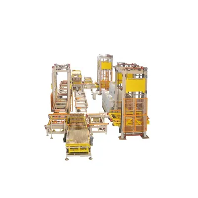 Fully Automatic Brick Packing  Loading and Unloading Machine in Single Layer Brick Dryer Loading and Unloading Equipment