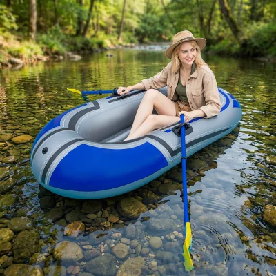 PVC Thickened Wear-resistant Inflatable Boat for Entertainment Customized Commercial Kayak