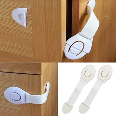 Multi-function Security Protection Locks Baby Safety Cabinet Drawer Door Buckle Home White Toilet Refrigerator Lock