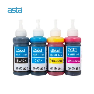ASTA Refill Ink 190 T190 Compatible for Epson Inkjet Printer Premium Quality BK C Y M LC LM Tinta