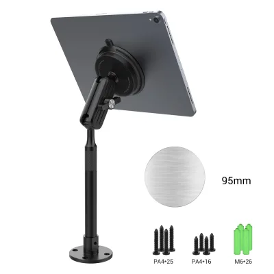 High Quality Magnetic Silicon Tablet Stand with Screw Base Support for De Téléphone Pour Voiture