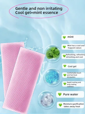 OEM BL-054 New Cooling Gel Fever Patch CE Approved for Rehabilitation Therapy Supplies