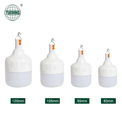 Tuoming Solar Tent Light Power Bank Emergency Outdoor Rechargeable Led Work Lighting Lantern Camping Light